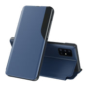 For Samsung Galaxy A32 5G Attraction Flip Holder Leather Phone Case(Blue)