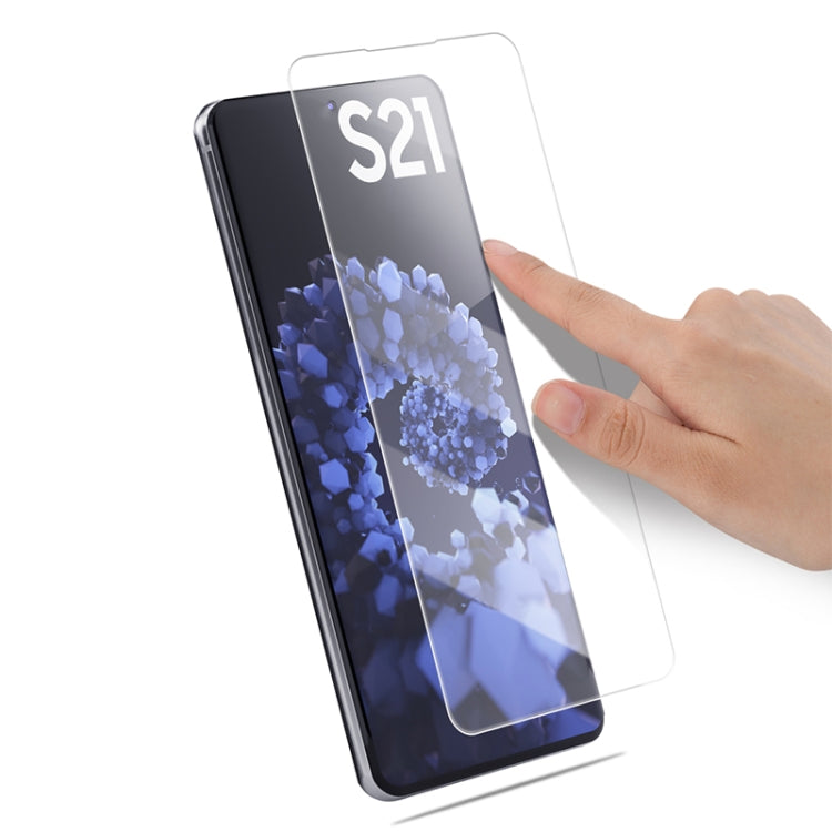 For Samsung Galaxy S21/S30 mocolo 9H 3D Full Screen UV Screen Film, Support Fingerprint Unlock
