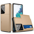 For Samsung Galaxy S21 Ultra 5G Shockproof Armor Protective Case with Card Slot(Gold) - free shipping - PMC TechLife - Order now!