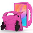 For Huawei MediaPad T10S 10.1/T10 9.7 Thumb Bracket EVA Shockproof Tablet Case(RoseRed) - free shipping - PMC TechLife - Order now!