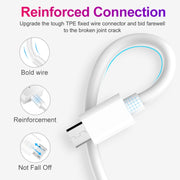 YSY-310QC18W QC3.0 Dual Port USB Car Charger + 3A USB to Micro USB Data Cable, Cable Length: 1m(Black)