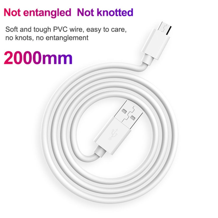 LZ-023 18W QC 3.0 USB Portable Travel Charger + 3A USB to Micro USB Data Cable, EU Plug(Black)