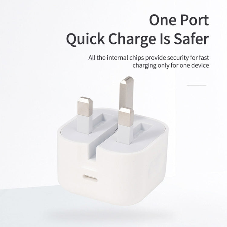 A234 20W PD 3.0 Type-C / USB-C Interface Folding Travel Charger, UK Plug