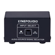 B101 2 In 1 Out (1 In 2 Out) Audio Source Signal Selection Switcher Computer Speaker  RCA Lossless Audio Source Switcher