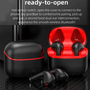 JM12 TWS Earphone Bluetooth 5.0 Touch Control Stereo Bass Sport Wireless Earphone With Mic(White)