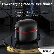 JM12 TWS Earphone Bluetooth 5.0 Touch Control Stereo Bass Sport Wireless Earphone With Mic(White)