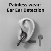 JM12 TWS Earphone Bluetooth 5.0 Touch Control Stereo Bass Sport Wireless Earphone With Mic(Black)