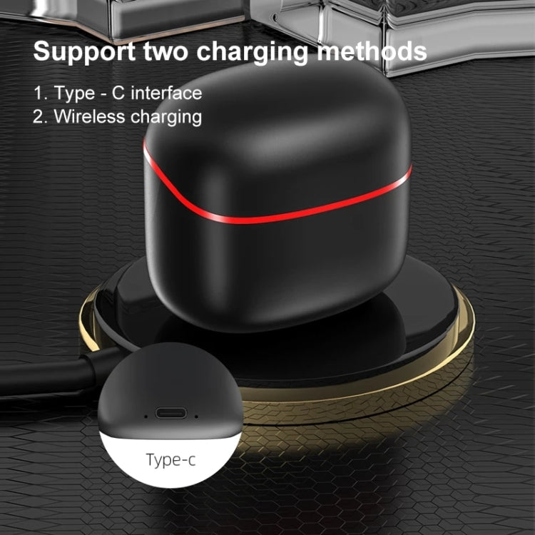 JM13 TWS Earphone Bluetooth 5.0 Touch Control Stereo Bass Sport Wireless Earphone With Mic(White)