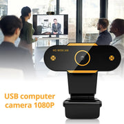 312 1080P HD USB 2.0 PC Desktop Camera Webcam with Mic, Cable Length: about 1.3m, Configuration:Anti-peep