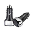 YSY-312 18W Portable QC3.0 Dual USB Mobile Phones and Tablet PCs Universal Car Charger(Black) - Car Charger by PMC TechLife | Online Shopping South Africa | PMC TechLife