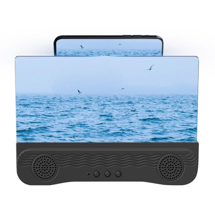 K9 Anti-Ultraviolet Bluetooth Speaker 14 Inch HD Mobile Phone Screen Amplifier Holder Emergency Power Supply
