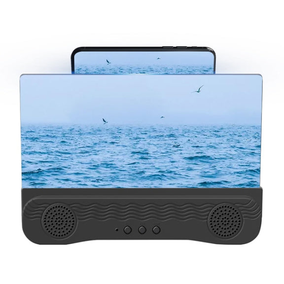 K9 Anti-Ultraviolet Bluetooth Speaker 14 Inch HD Mobile Phone Screen Amplifier Holder Emergency Power Supply