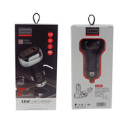 YSY-312PD QC3.0 18W USB + PD 20W USB-C / Type-C Car Charger with USB to USB-C / Type-C Data Cable(Black)