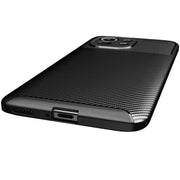 For Xiaomi Mi 11 Pro Carbon Fiber Texture Shockproof TPU Case(Black)