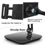 NS-06B Aluminum Alloy Foldable Adjustable Tablet Desk Stand for iPad, Huawei, Apple