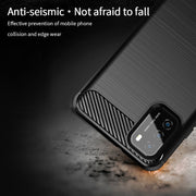 For Xiaomi Poco M3 / Redmi 9T MOFI Gentleness Series Brushed Texture Carbon Fiber Soft TPU Case(Grey)