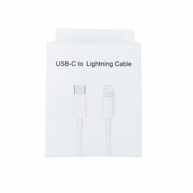 XJ-61 12W USB-C / Type-C to 8 Pin PD Fast Charging Cable, Cable Length:1m