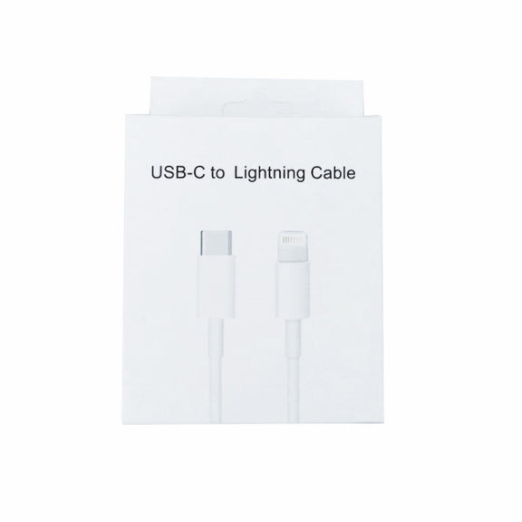 XJ-61 12W USB-C / Type-C to 8 Pin PD Fast Charging Cable, Cable Length:1m