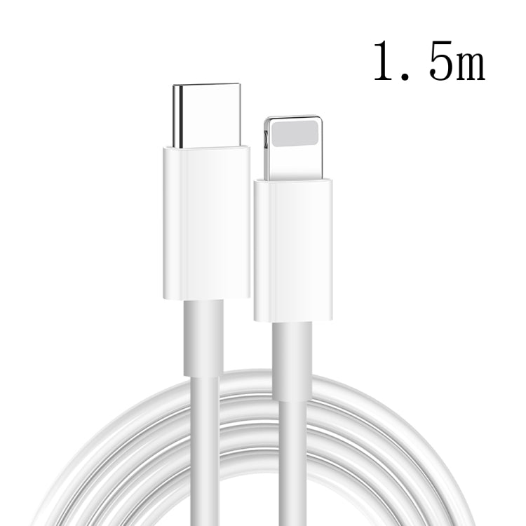 XJ-61 12W USB-C / Type-C to 8 Pin PD Fast Charging Cable, Cable Length:1.5m
