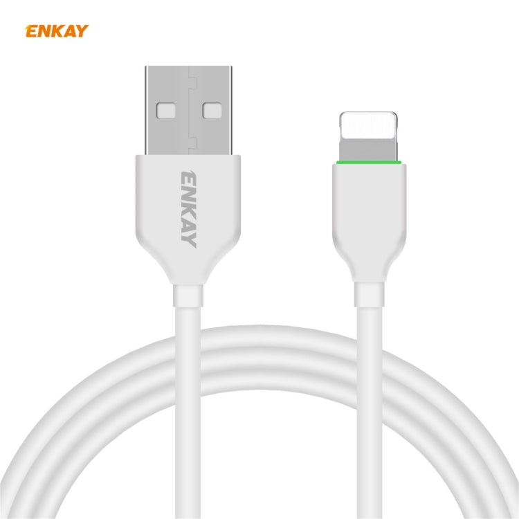 ENKAY Hat-Prince 20W PD Type-C + QC 3.0 USB Fast Charging Travel Charger Power Adapter with Fast Charge Data Cable, US Plug(With 8 Pin Cable)