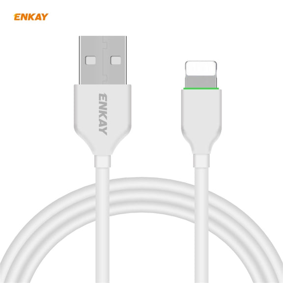 ENKAY Hat-Prince 20W PD Type-C + QC 3.0 USB Fast Charging Travel Charger Power Adapter with Fast Charge Data Cable, US Plug(With 8 Pin Cable)