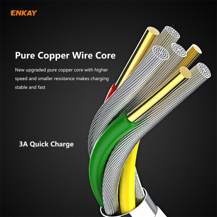 ENKAY Hat-Prince 20W PD Type-C + QC 3.0 USB Fast Charging Travel Charger Power Adapter with Fast Charge Data Cable, US Plug(With Type-C Cable)