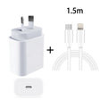 20W PD 3.0 Travel Fast Charger Power Adapter with USB-C / Type-C to 8 Pin Fast Charge Data Cable, AU Plug(1.5m) - free shipping - PMC TechLife - Order now!
