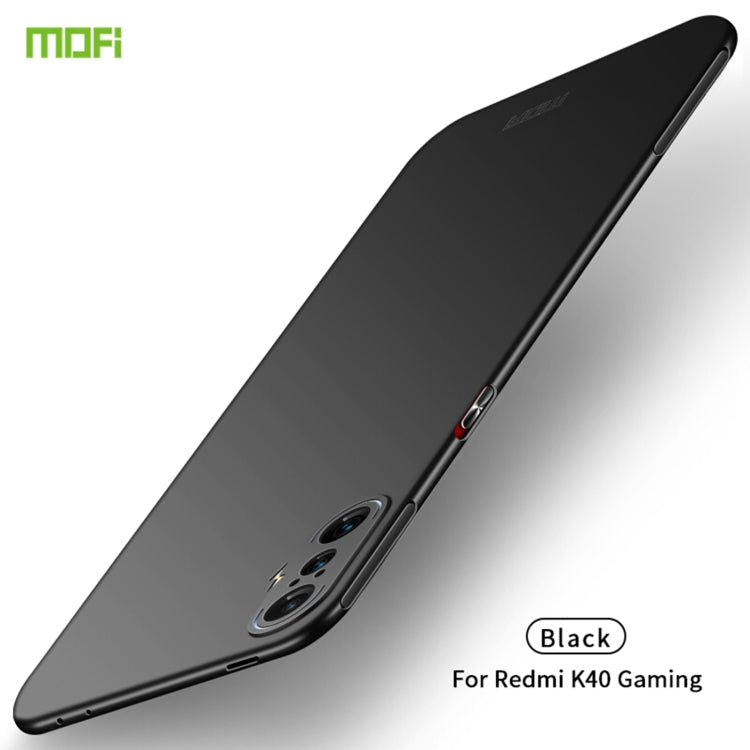 For Xiaomi Redmi K40 Gaming MOFI Frosted PC Ultra-thin Hard Case(Black)