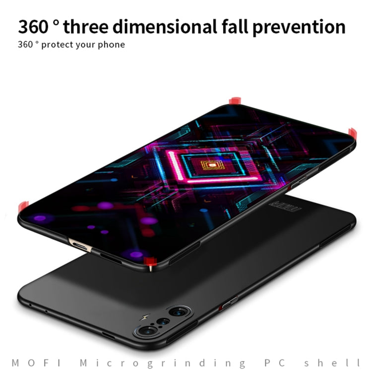 For Xiaomi Redmi K40 Gaming MOFI Frosted PC Ultra-thin Hard Case(Black)
