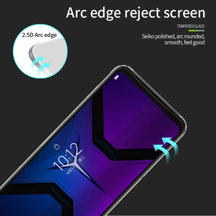 For Lenovo Legion 2 Pro PINWUYO 9H 2.5D Full Screen Tempered Glass Film(Black)