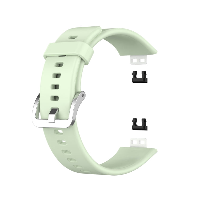 For Huawei Watch Fit TIA-B09 Silicone Watch Band(green)
