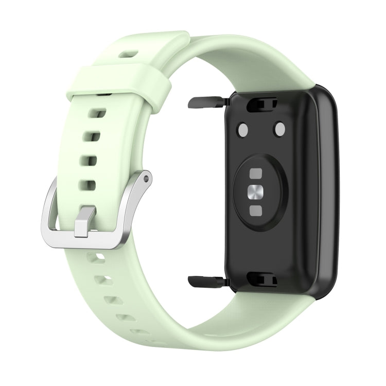 For Huawei Watch Fit TIA-B09 Silicone Watch Band(green)