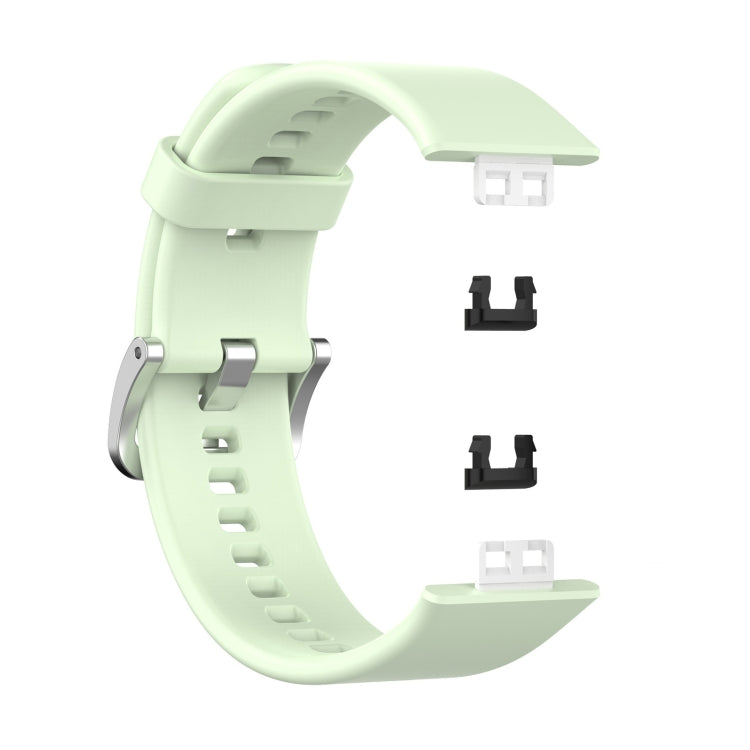 For Huawei Watch Fit TIA-B09 Silicone Watch Band(green)