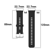 For Huawei Watch Fit TIA-B09 Silicone Watch Band(wine red)
