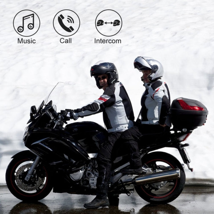 BT-S3  Motorcycle Helmet Wireless Bluetooth Earphone Water-resistant Handsfree Interphone Walkie talkie with FM Radio