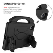 For iPad mini 6 / mini 2024 Children EVA Shockproof Tablet Case with Thumb Bracket(Black)
