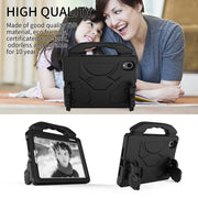 For iPad mini 6 / mini 2024 Children EVA Shockproof Tablet Case with Thumb Bracket(Black)