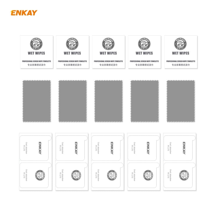 For Redmi Note 10 Pro / Note 10 Pro Max 5 PCS ENKAY Hat-Prince Full Glue Full Coverage Screen Protector Explosion-proof Hydrogel Film
