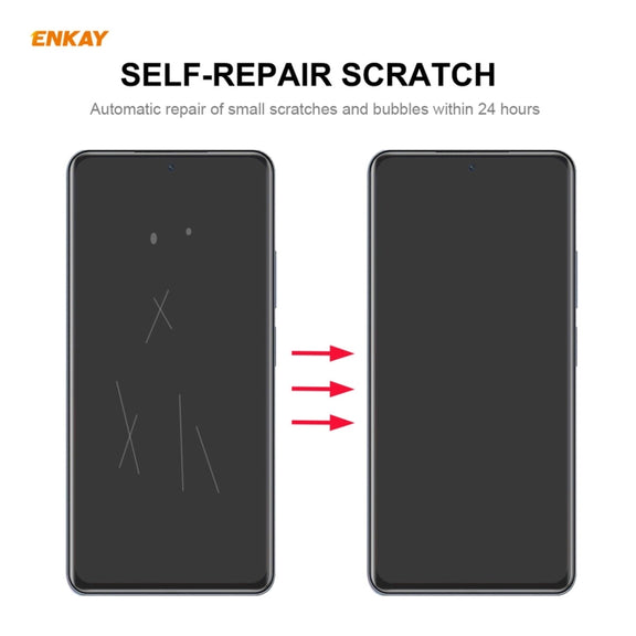 For Xiaomi Mi 11 Ultra 5 PCS ENKAY Hat-Prince Full Glue Full Coverage Screen Protector Explosion-proof Hydrogel Film