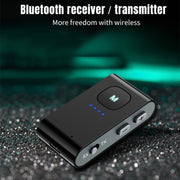 BR02 Bluetooth 5.0 Receive and transmit 2-in-1 PC TV Bluetooth audio adapter with battery display