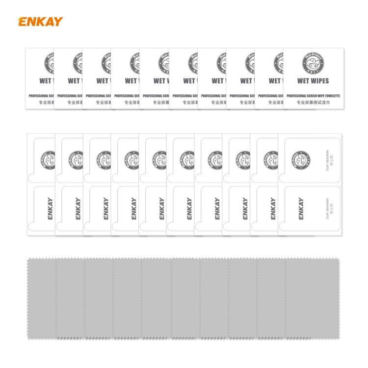 For Xiaomi Poco M3 Pro / Redmi Note 10 5G 10 PCS ENKAY Hat-Prince Full Glue 0.26mm 9H 2.5D Tempered Glass Full Coverage Film