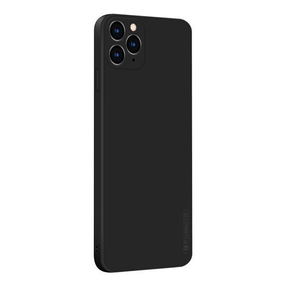 For iPhone 11 Pro PINWUYO Sense Series Liquid Silicone TPU Mobile Phone Case(Black)