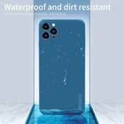 For iPhone 11 Pro Max PINWUYO Sense Series Liquid Silicone TPU Mobile Phone Case (Blue)