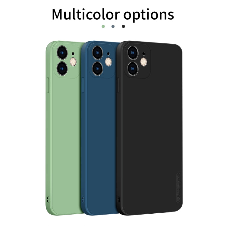 For iPhone 11 PINWUYO Sense Series Liquid Silicone TPU Mobile Phone Case (Blue)