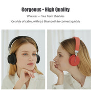 P3 Wireless 5.0 Super Bass HIFI Stereo Gaming Headset with Microphone, Support TF / FM / AUX(White)