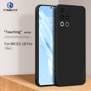 For Meizu 18 Pro PINWUYO Touching Series Liquid Silicone TPU Shockproof Case(Black)