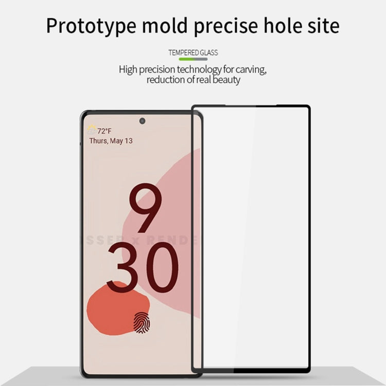 For Google Pixel 6 PINWUYO 9H 2.5D Full Screen Tempered Glass Film(Black)