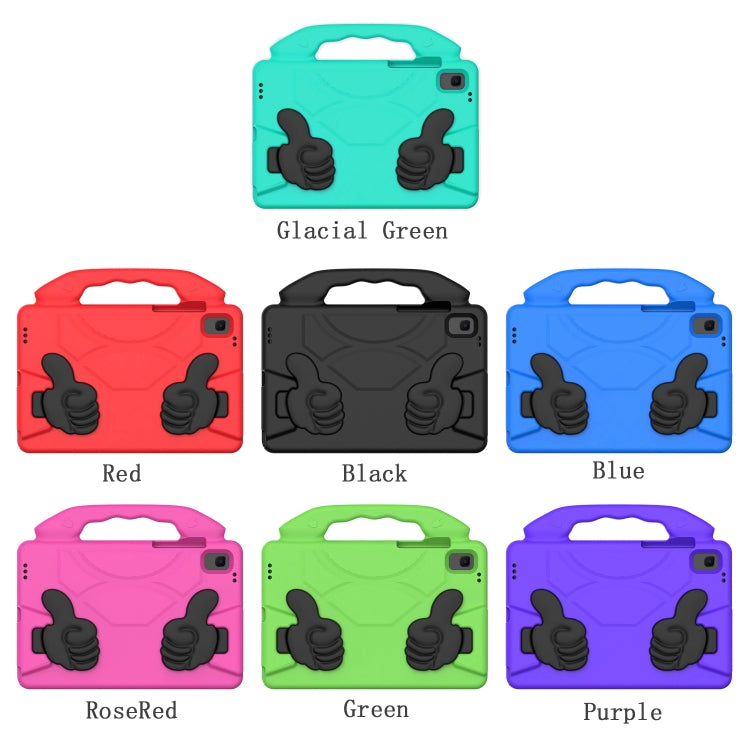 For Huawei MatePad 10.4 EVA Material Children Flat Anti Falling Cover Protective Shell with Thumb Bracket(Black)