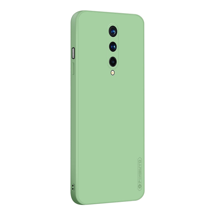 For OnePlus 8 PINWUYO Touching Series Liquid Silicone TPU Shockproof Case(Green)