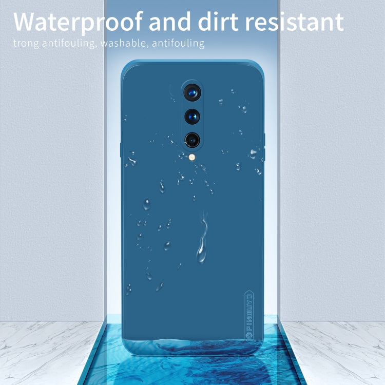 For OnePlus 8 PINWUYO Touching Series Liquid Silicone TPU Shockproof Case(Green)